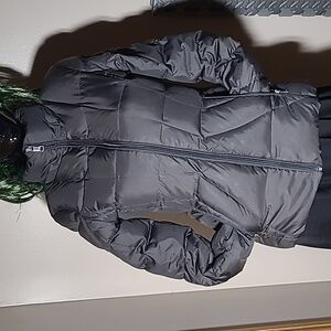 Calvin Klein, women's  black puffer jacket. Size small